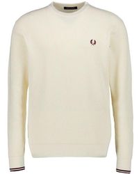 Fred Perry - Herren Pullover Unifarben - Lyst
