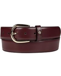 Aigner - Herren Gürtel Glattleder - Lyst