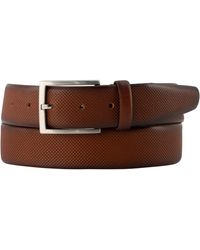 Lindenmann - Herren Gürtel Leder Geprägt - Lyst