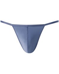 Hom - Herren Stringtanga Mikrofaser/Funktion Unifarben - Lyst