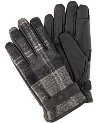 Barbour - Herren Handschuhe Grau,Schwarz Nappa - Lyst