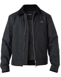 Fred Perry - Herren Jacke Unifarben - Lyst