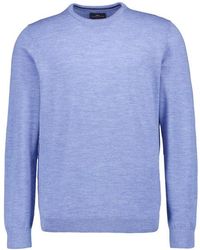 Fynch-Hatton - Herren Pullover Merinowolle Unifarben - Lyst