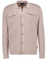 Joop! - Herren Cardigan Baumwolle Unifarben - Lyst