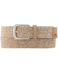 ALBERTO - Herren Gürtel Textil Meliert - Lyst