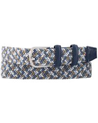 La Boucle - Herren Gürtel Blau,Grün Textil - Lyst