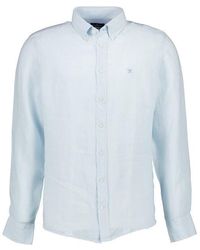 Hackett - Herren Hemd Leinen - Lyst