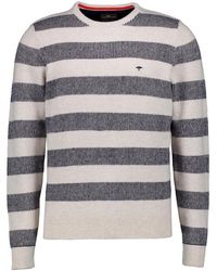 Fynch-Hatton - Herren Pullover Lammwolle Gemustert - Lyst
