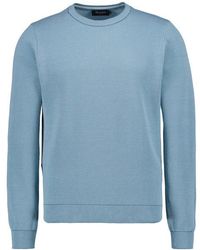 Maerz - Herren Pullover Baumwolle Unifarben - Lyst