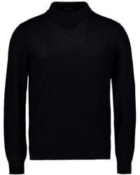 Strellson - Herren Pullover Merinowolle Unifarben - Lyst