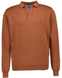 Fynch-Hatton - Herren Pullover Braun, Cognac Unifarben - Lyst
