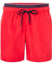Tommy Hilfiger - Herren Badeshorts Unifarben - Lyst