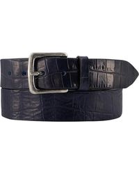 Post & Co - Herren Gürtel Leder Geprägt - Lyst
