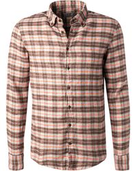 fakts - Herren Hemd Kariert Slim Fit - Lyst