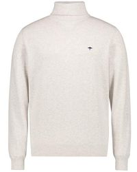 Fynch-Hatton - Herren Pullover Unifarben - Lyst