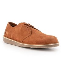 Fred Perry - Herren Schnürschuhe Braun, Cognac Nubuk-/Veloursleder - Lyst