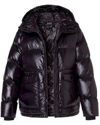 EA7 - Herren Daunenjacke Mikrofaser Unifarben - Lyst