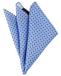 Blick. Aqua - Herren Einstecktuch Aqua Gemustert - Lyst