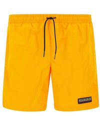 Napapijri - Herren Badeshorts Unifarben - Lyst