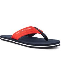 Tommy Hilfiger - Herren Zehensandalen Textil & Canvas - Lyst