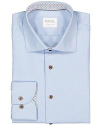 fakts - Herren Hemd Gemustert Slim Fit - Lyst
