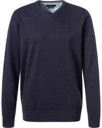 Bugatti - Herren Pullover Unifarben - Lyst
