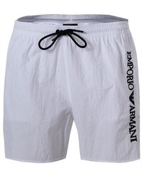 Emporio Armani - Herren Badeshorts Unifarben - Lyst
