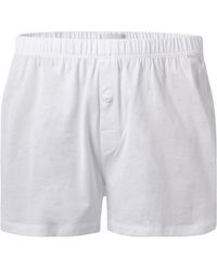 Hanro - Herren Boxershorts Baumwolle Unifarben - Lyst
