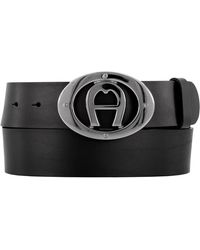 Aigner - Herren Gürtel Glattleder - Lyst