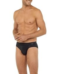 Hom - Herren Slip Mikrofaser/Funktion Unifarben - Lyst
