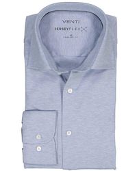 Venti - Herren Hemd Jersey Meliert - Lyst