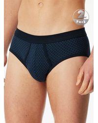 Schiesser - Herren Sportslips Reine Baumwolle Gemustert - Lyst