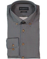 Bugatti - Herren Hemd Gemustert - Lyst