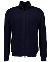 Bugatti - Herren Cardigan Unifarben - Lyst