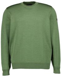 Maerz - Herren Pullover Merinowolle Unifarben - Lyst
