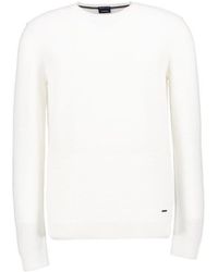 Joop! - Herren Strickpullover Baumwolle Unifarben - Lyst