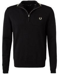 Fred Perry - Herren Troyer Unifarben - Lyst