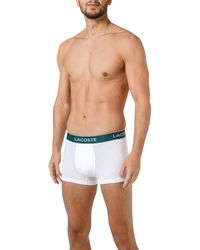 Lacoste - Herren Trunks Baumwolle Unifarben - Lyst