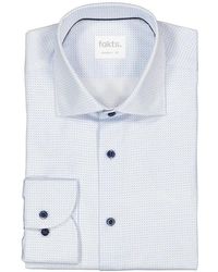 fakts - Herren Hemd Gemustert - Lyst