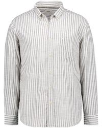 Camel Active - Herren Hemd Baumwolle Gestreift - Lyst