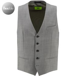 Cinque - Herren Weste Schurwoll-Stretch Meliert - Lyst