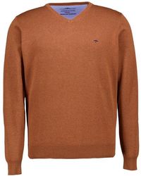 Fynch-Hatton - Herren Pullover Unifarben - Lyst