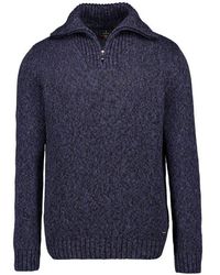 RAGMAN - Herren Troyer Baumwolle Meliert - Lyst