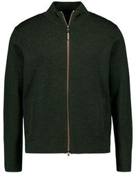 Hackett - Herren Cardigan Merinowolle Meliert - Lyst