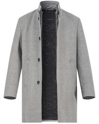 Bugatti - Herren Mantel Fischgrat - Lyst