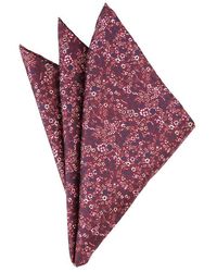 Blick. Aqua - Herren Einstecktuch Aqua Geblümt - Lyst