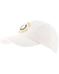Fred Perry - Herren Cap Baumwolle & Mix - Lyst