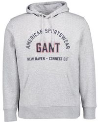 GANT - Herren Hoodie Unifarben - Lyst