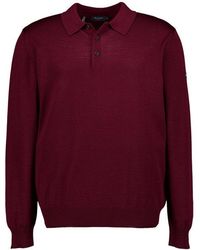 Maerz - Herren Pullover Rot,Rot Unifarben - Lyst