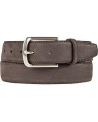 Lindenmann - Herren Gürtel Nubuk - Lyst